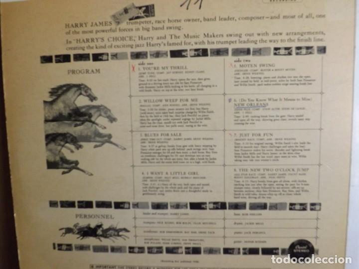 Discos de vinilo: HARRY JAMES ---- HARRY&acute;S CHOICE - Foto 2