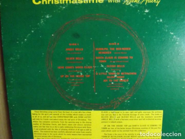 Discos de vinilo: GENE AUTRY ---- CHRISTMASTIME - Foto 2