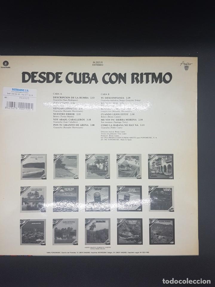 Discos de vinilo: Rey Caney con el conjunto Caney - Boleros y Guarachas - Foto 2