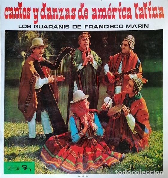 Disques de vinyle: LOS GUARANIS DE FRANCISCO MARIN - CANTOS Y DANZAS AMERICA LATINA LP DE DE VINILO EDICION ESPA&Ntilde;OLA #