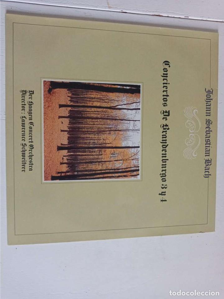 Discos de vinilo: BACH. CONCIERTOS DE BRANDEMBURGO 3 Y 4. - Foto 1