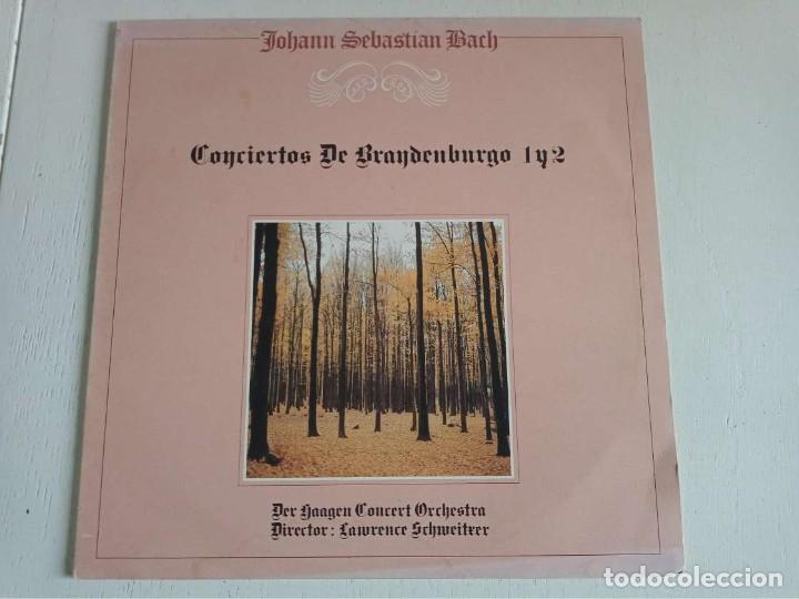 Discos de vinilo: BACH. CONCIERTOS DE BRANDEMBURGO 1 Y 2 . - Foto 1