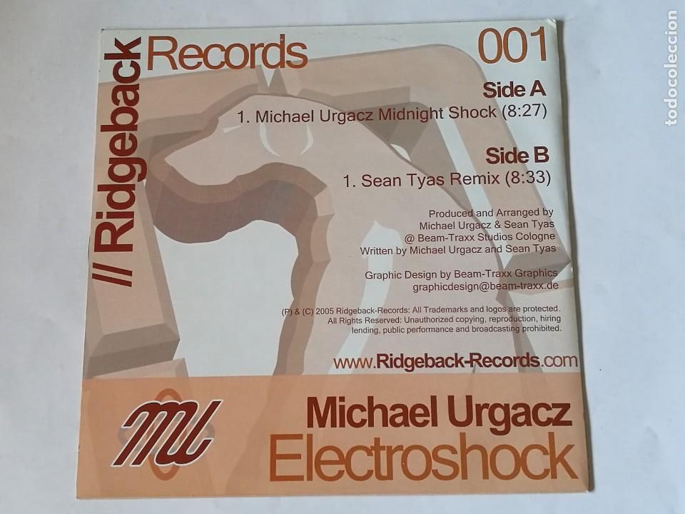 Discos de vinilo: Michael Urgacz - Electroshock - 2005 - Foto 2