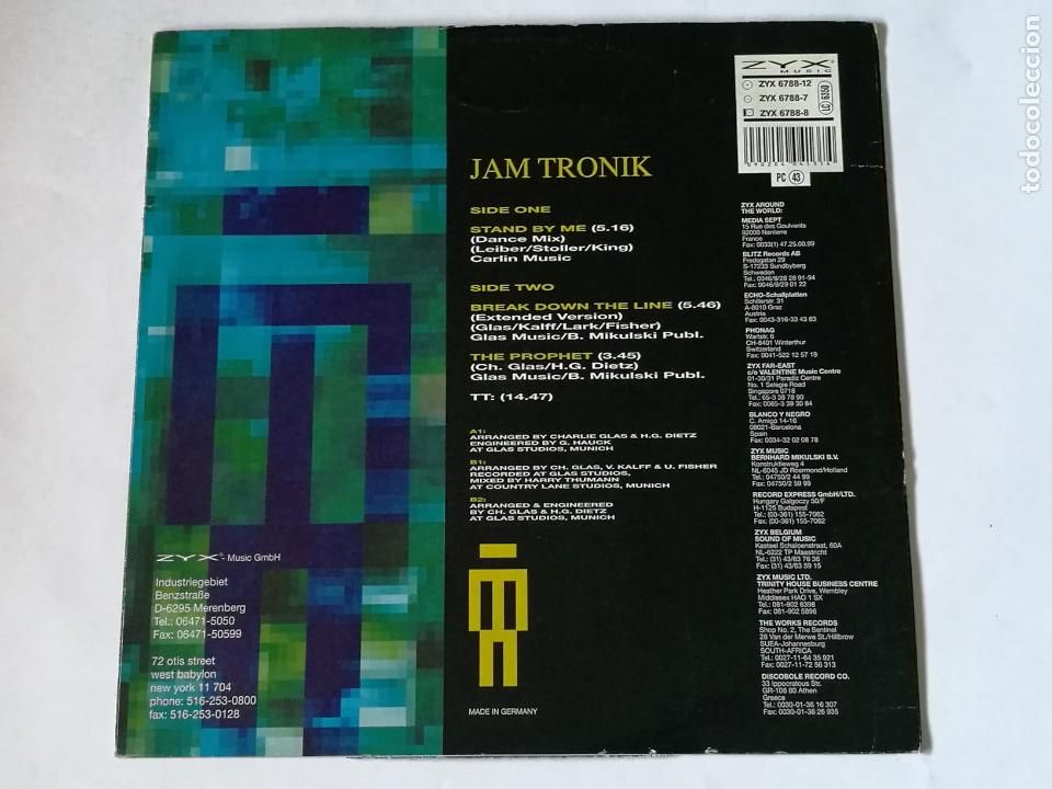 Discos de vinilo: Jam Tronik - Stand By Me (Dance Mix) - 1992 - Foto 2