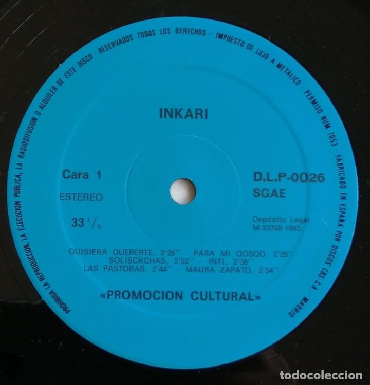 Discos de vinilo: Inkari. Inkari, Lar DLP-0026 - Foto 6