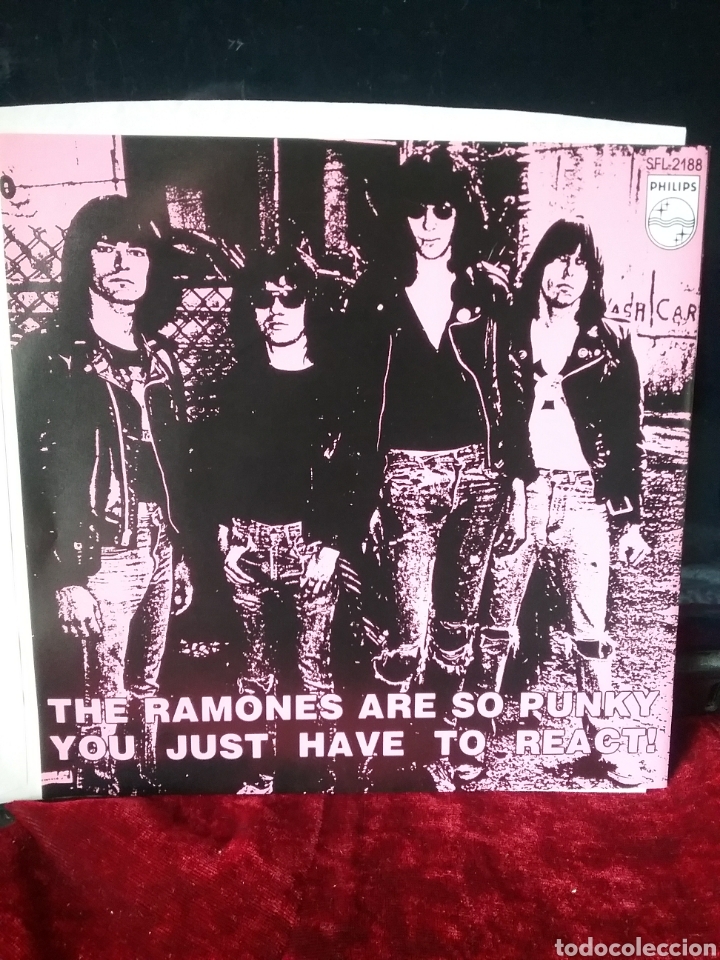 Discos de vinilo: RAMONES 7&rdquo; Mitico Bootleg..Philips Records - Foto 2
