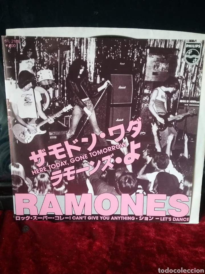 Discos de vinilo: RAMONES 7&rdquo; Mitico Bootleg..Philips Records - Foto 1