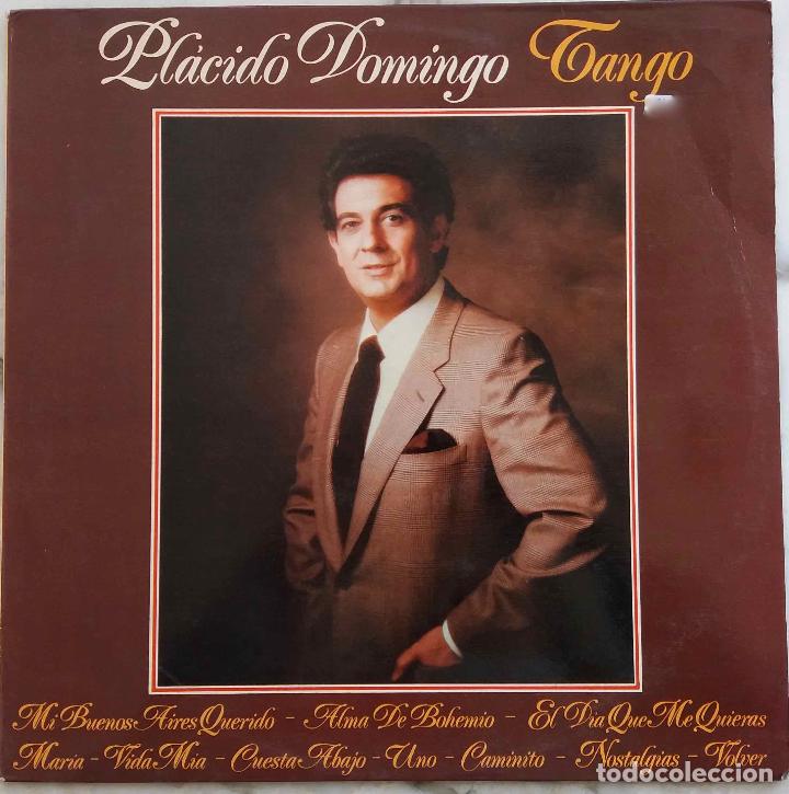 Discos de vinilo: PL&Aacute;CIDO DOMINGO, TANGO. LP ESPA&Ntilde;A - Foto 1