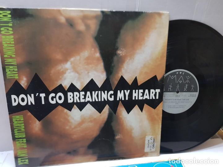 MAXI SINGLE-HEARRCLUB FEAT.IAN LEX-DON'T GO BREAKING MY HEART - EN FUNDA ORIGINAL 1994 (Música - Discos de Vinilo - EPs - Techno, Trance y House)