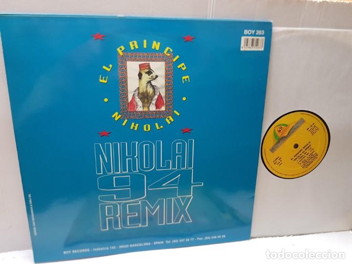 Discos de vinilo: MAXI SINGLE-EL PRÍNCIPE NIKOLAI-NIKOLAI 94 REMIX - en funda original 1994 - Foto 2 - 242992085