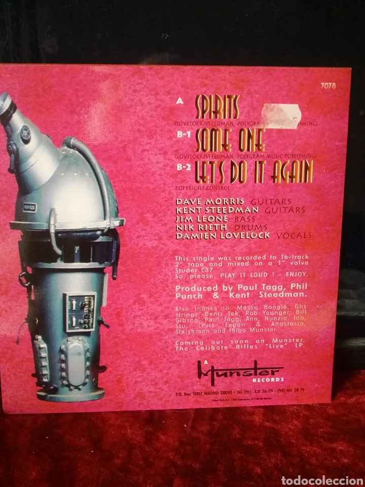 Discos de vinilo: The Celibate Rifles 1995 Munster Records - Foto 2