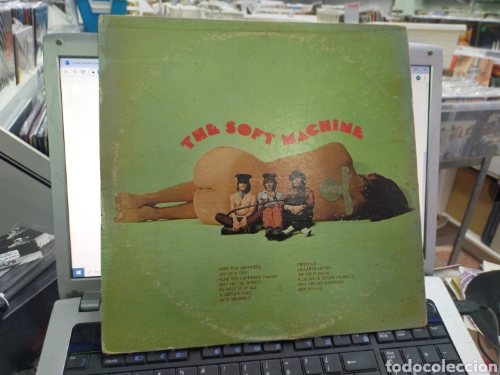 Discos de vinilo: Soft machine LP 1968 u.s.a. escuchado - Foto 3