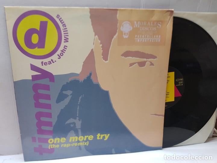 Discos de vinilo: MAXI SINGLE-TIMMY D.-ONE MORE TRY- en funda original 1991 - Foto 1