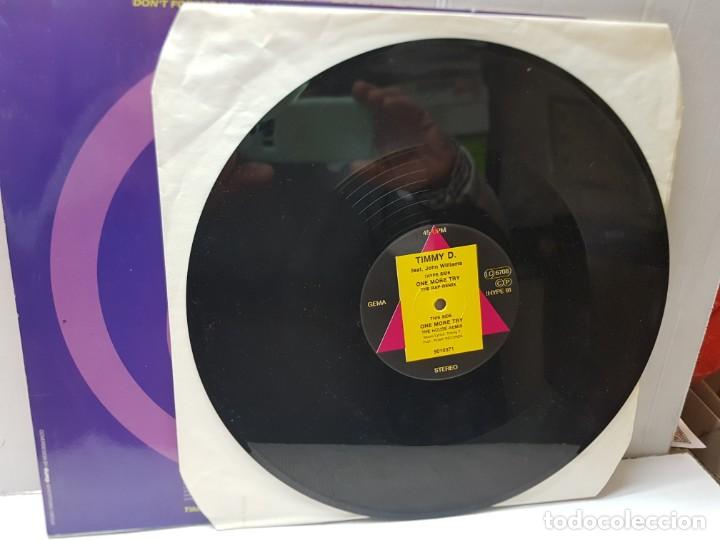 Discos de vinilo: MAXI SINGLE-TIMMY D.-ONE MORE TRY- en funda original 1991 - Foto 3