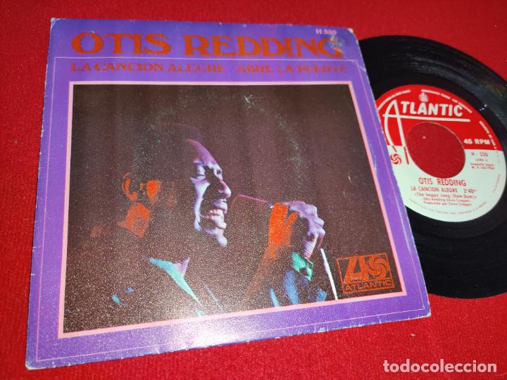 Discos de vinilo: OTIS REDDING La cancion alegre/Abre la puerta 7'' single 1968 Atlantic ESPA&Ntilde;A SPAIN