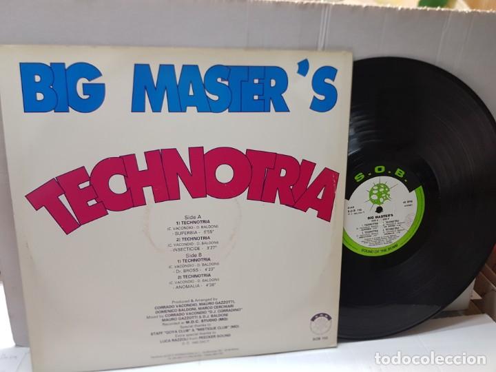 Discos de vinilo: MAXI SINGLE-BIG MASTERS-TECHNOTRIA- en funda original 1992 - Foto 1