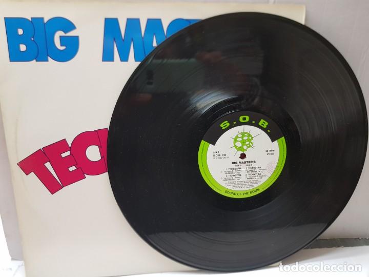 Discos de vinilo: MAXI SINGLE-BIG MASTERS-TECHNOTRIA- en funda original 1992 - Foto 3