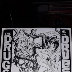 Discos de vinilo: E.P. 7” 45 RPM - SPLIT - THE DRUGS (BRAZIL) VS. THE DRUGS (HOLLAND) - (2000 PUNK ROCK). Lote 243111650