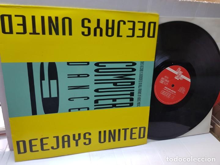 Discos de vinilo: MAXI SINGLE-DEEJAYS UNITED-COMPUTER DANCE- en funda original - Foto 1