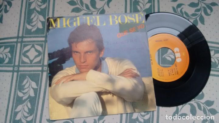 Dischi in vinile: SINGLE (VINILO9 DE EMIGUEL BOSE A&Ntilde;OS 80