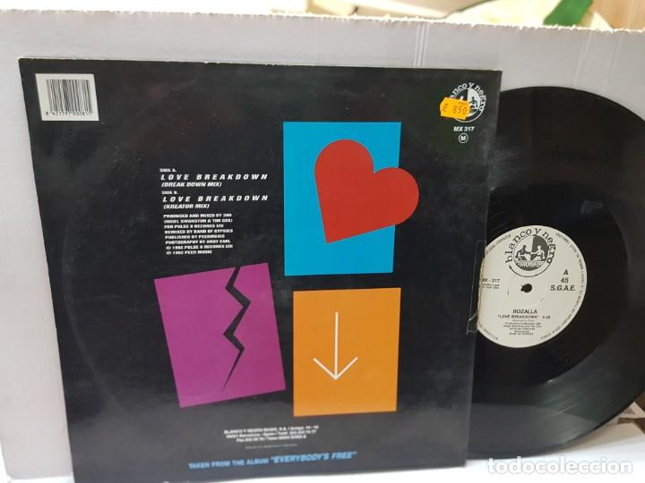 Discos de vinilo: MAXI SINGLE-ROZALLA-LOVE BREAKDOWN- en funda original 1992 - Foto 2