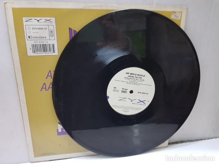 Discos de vinilo: MAXI SINGLE-HIP MENS WORLD-HOUSE FACTOR- en funda original 1990 - Foto 3
