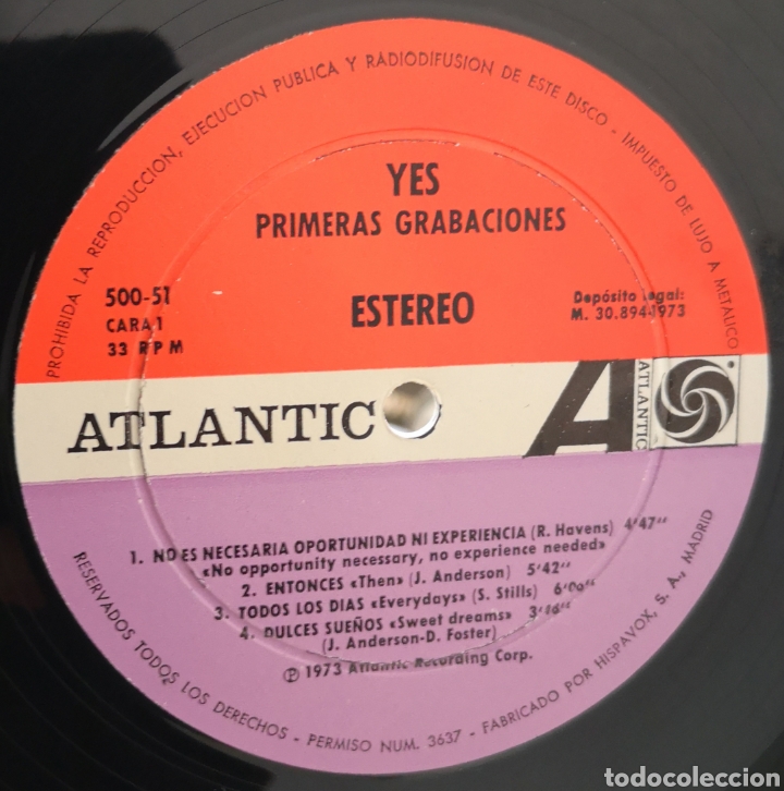 Discos de vinilo: YES - PRIMERAS GRABACIONES - 2 LP - Foto 2