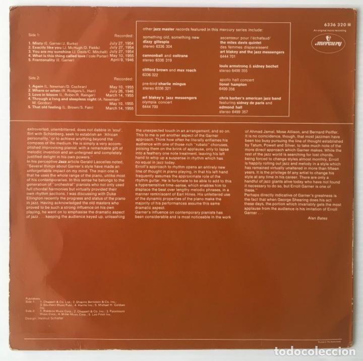 Discos de vinilo: ERROLL GARNER. MISTY. MERCURY, 1961 - Foto 2