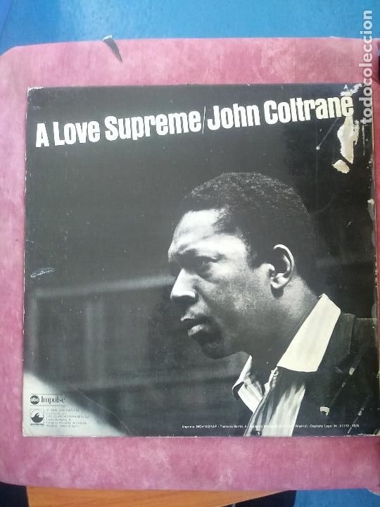 Discos de vinilo: JOHN COLTRANE A Love Supreme SPAIN 1976 - Foto 3