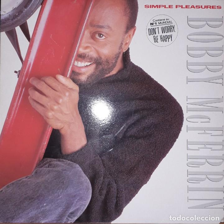 Discos de vinilo: L.P. BOBBY MCFERRIN - SIMPLE PLEASURES (1988) - Foto 1