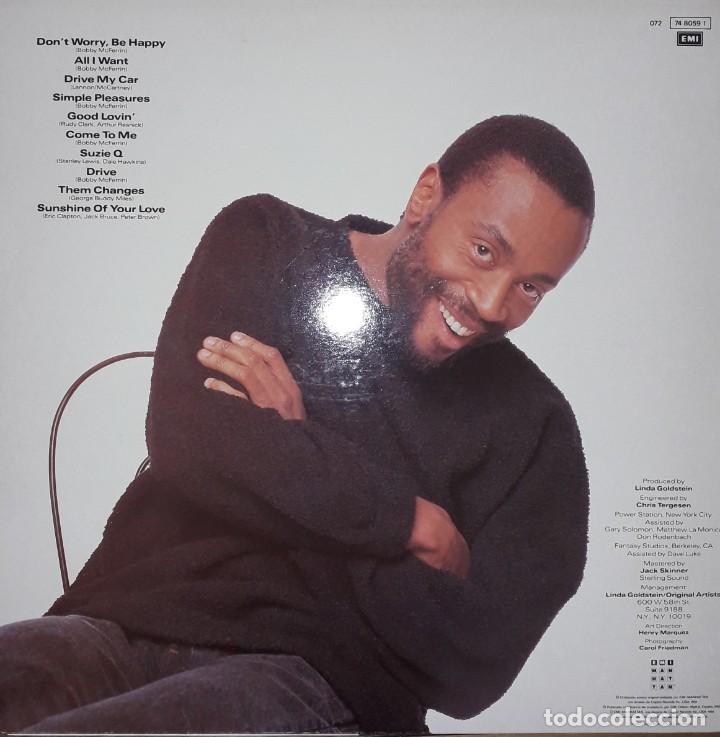 Discos de vinilo: L.P. BOBBY MCFERRIN - SIMPLE PLEASURES (1988) - Foto 2