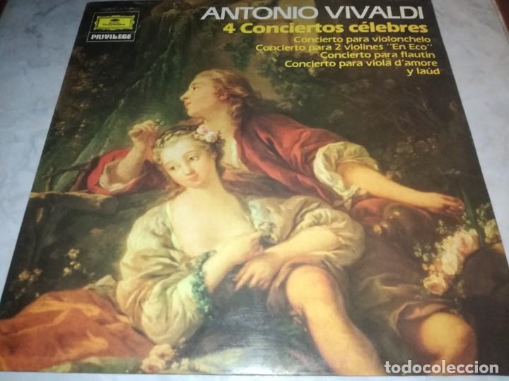 Discos de vinilo: ANTONIO VIVALDI-4 CONCIERTOS CELEBRES-ORIGINAL ESPA&Ntilde;OL
