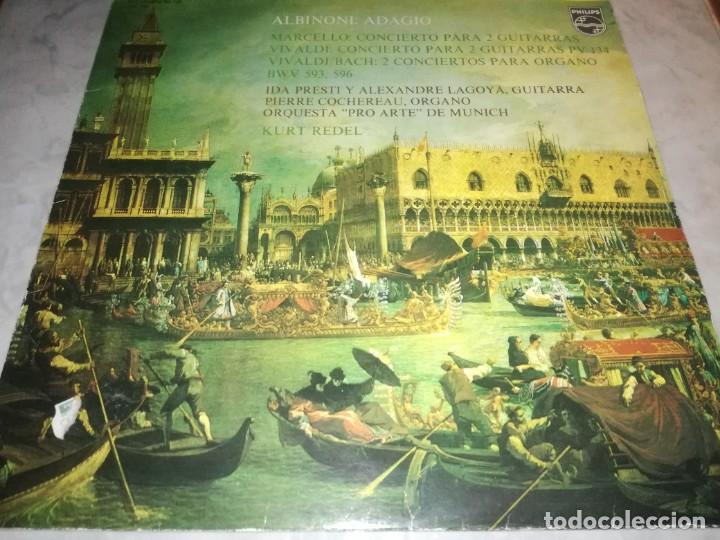 Discos de vinilo: ALBINONI ADAGIO-ORIGINAL ESPA&Ntilde;OL 1975 - Foto 1