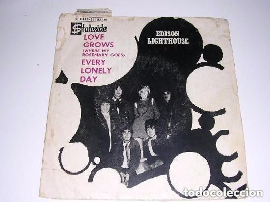 Discos de vinilo: EDISON LIGHTHOUSE / LOVE GROWS / EVERY LONELY DAY (SINGLE DE 1970) - Foto 1