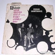 Discos de vinilo: EDISON LIGHTHOUSE / LOVE GROWS / EVERY LONELY DAY (SINGLE DE 1970)