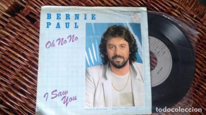 Discos de vinilo: SINGLE (VINILO) DE BERNIE PAUL A&Ntilde;OS 80 - Foto 1