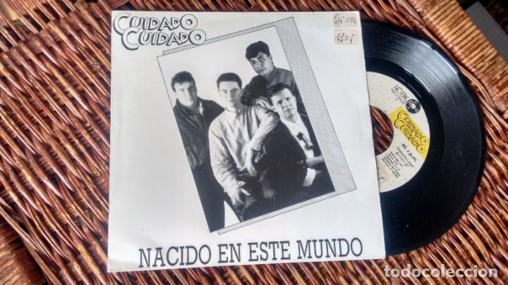 Vinyl-Schallplatten: SINGLE (VINILO) DE CUIDADO CUIDADO A&Ntilde;OS 80