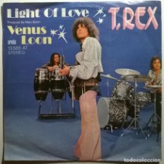 Discos de vinilo: T. REX. LIGHT OF LOVE/ VENUS LOON. ARIOLA, GERMANY 1974 SINGLE. Lote 243328120
