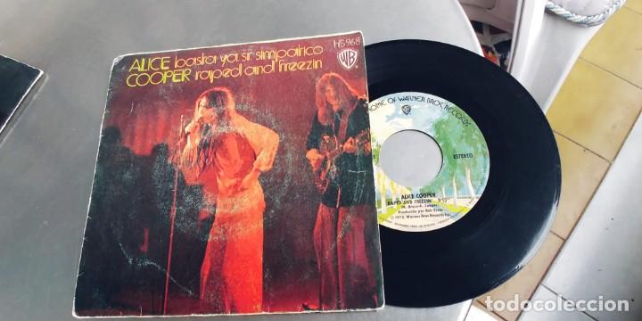 Discos de vinilo: ALICE COOPER-SINGLE BASTA YA SR.SIMPATICO - Foto 1