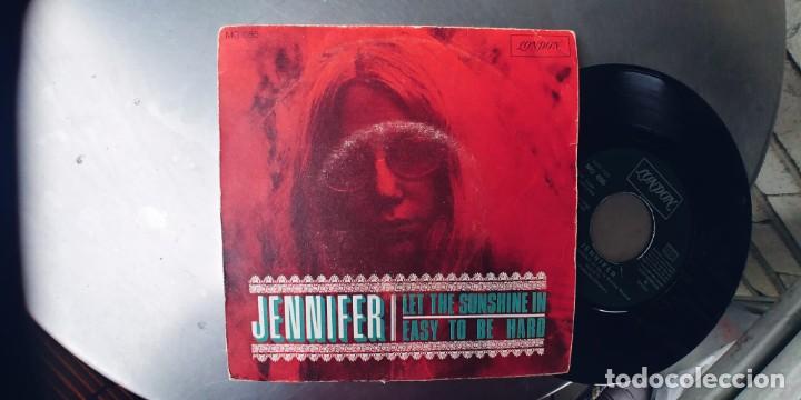 Discos de vinilo: JENNIFER-SINGLE LET THE SUNSHINE IN - Foto 1