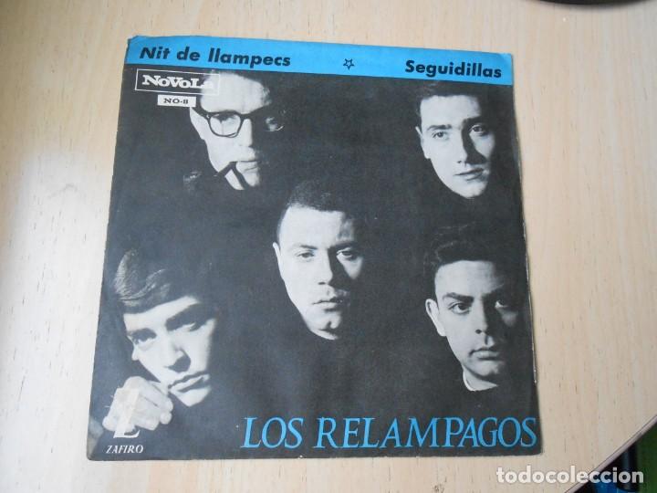 Discos de vinilo: REL&Aacute;MPAGOS, LOS, SG, NIT DE LLAMPECS + 1, A&Ntilde;O 1965 - Foto 1