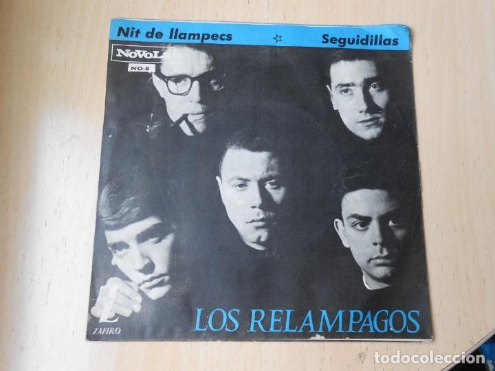 Discos de vinilo: REL&Aacute;MPAGOS, LOS, SG, NIT DE LLAMPECS + 1, A&Ntilde;O 1965 - Foto 2