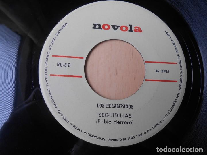 Discos de vinilo: REL&Aacute;MPAGOS, LOS, SG, NIT DE LLAMPECS + 1, A&Ntilde;O 1965 - Foto 4
