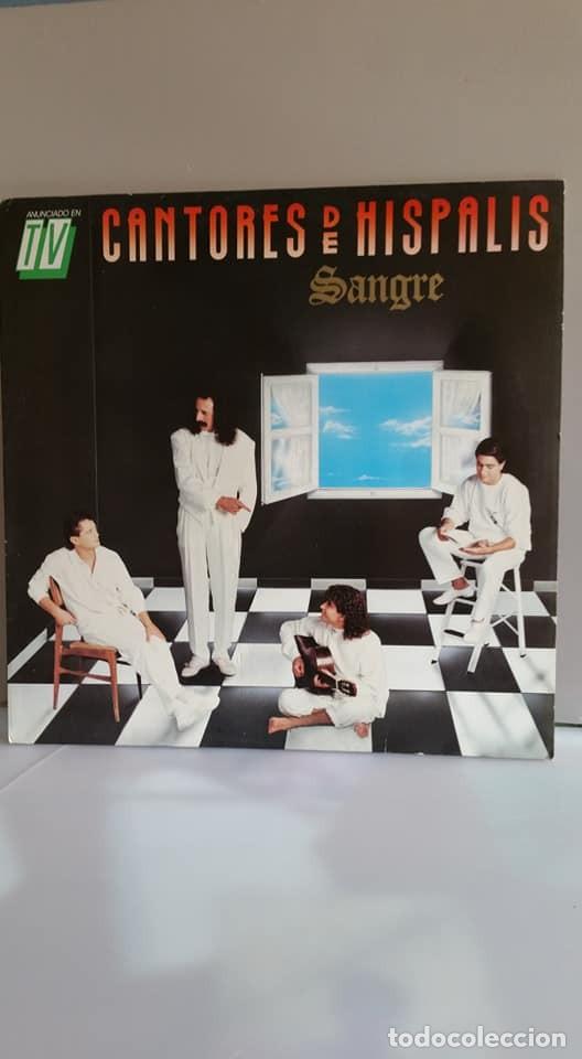 Discos de vinilo: LP DE LOS CANTORES DE HISPALIS / &rdquo; SANGRE &rdquo; DE HISPAVOX - 1989 - Foto 1