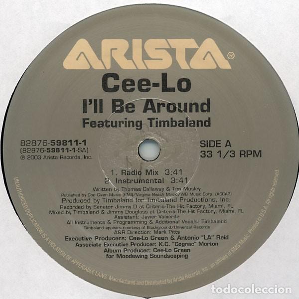 Discos de vinilo: Cee-Lo &lrm;&ndash; Ill Be Around - Foto 2