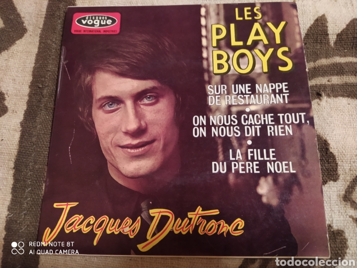 Discos de vinilo: Jacques Dutronc&nbsp;&lrm;&ndash;&nbsp;Les Play Boys. Ep franc&eacute;s 1966. - Foto 1