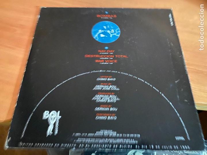 Discos de vinilo: CHIMO BAYO (BOMBAS) MAXI (B-23) - Foto 3