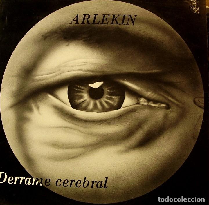 Discos de vinilo: ARLEKIN - DERRAME CEREBRAL LP + INSERT SPAIN 1987 - Foto 1