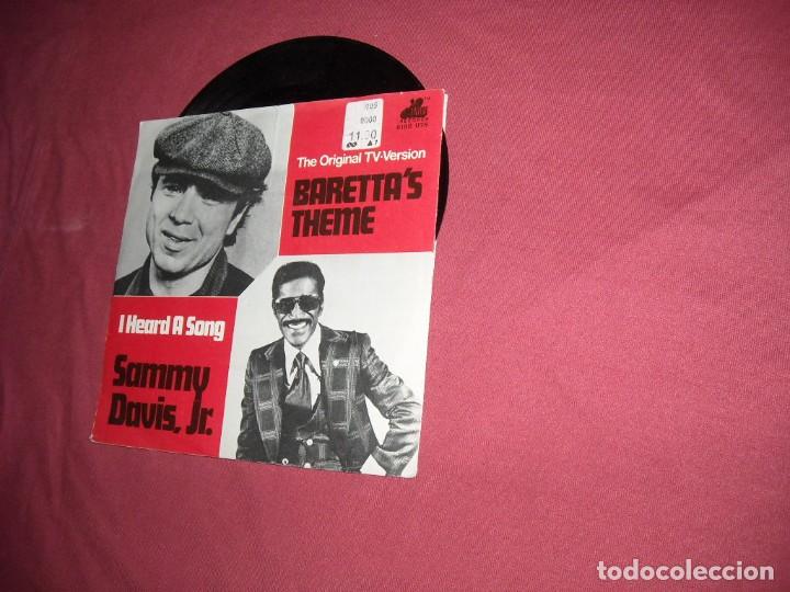 Discos de vinilo: (Barettas theme single tv original sammy davis jr, - Foto 1