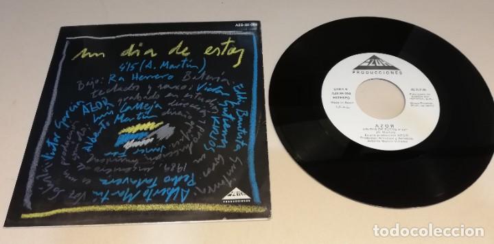 Discos de vinilo: Azor - Un D&iacute;a De Estos (7&rdquo;, Single) - Foto 2